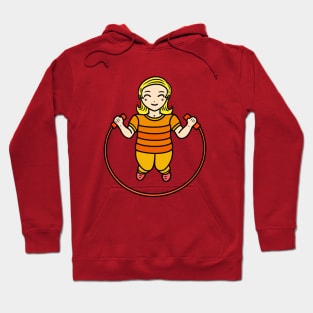 Jump rope girl Hoodie